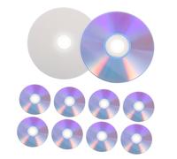 FIXOSHEE 10 Piezas Blank DVD-r Discs Writable Printable Media For Video Storage Photo Backup Compatible with Multiple Devices High Capacity Reliable Data Preservation