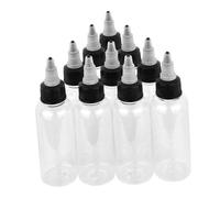 FIXOSHEE 10 Piezas Botella De Vacía De Botella De Transparente Para Almacenamiento Para Uso o Artes Visuales