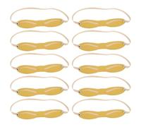 FIXOSHEE 10 Piezas de Piel Sintética para Práctica de Cejas Diadema Piel Artificial Curvada para Principiantes Herramienta de Entrenamiento Profesional para Maquillaje de Cejas