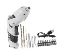 FIXOSHEE 10 Piezas Destornillador Eléctrico Recargable con Taladro de Litio Portátil Compacto y Duradero para Hogar Oficina y Bricolaje Mini Taladro Eléctrico Ligero y Fácil de Manejar