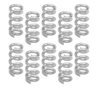 FIXOSHEE 10 Piezas Resorte de Compresión de Acero Inoxidable Mini 0.5X2.5X5 MM, Kit de 10 Piezas para Mecanismo de Bolígrafo, Repuesto para Manualidades y Reparación Mecánica en Espacios