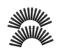FIXOSHEE 100 Piezas Clips de Pelo Negro Metal Pinza Cocodrilo para Separación y DIY Accesorios Duraderos y Ligeros para Diario
