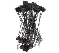 FIXOSHEE 100 Piezas Herramientas para Trenzar Cabello con Cuentas Forma de Corazón Negras Enhebrador Rápido para Coletas Kit Versátil para Peinados y Recogidos para Mujeres Niñas y