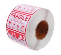 FIXOSHEE 1000 piezas Etiquetas Adhesivas de Advertencia de Fragilidad Etiquetas para Envíos Handle With Care para Embalaje y Cajas Diseño Notorio y Resistente para Pequeños Negocios y