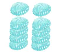 FIXOSHEE 10piezas Caja De Dulces De Boda Caja De Baratijas De Sirena Para Anillos Pendientes Joyería De Colección Decoración De Marinas Obsequio Almacenamiento Forma Pequeña Lindo Marino Co