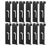 FIXOSHEE 12 Piezas Colgadores Resistentes para Exhibición de Marcos Sombreros y Estantes Tiendas Estudios y Hogar Montaje Fácil sin Tornillos