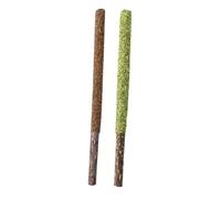 FIXOSHEE 12 Piezas Palitos Masticables para Gatos con Gatera y Fruta Gall Juguetes Interactivos para Aliviar Estrés y Cuidado Dental Snack Estimulante para Mascotas