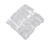 FIXOSHEE 144 Piezas Cabezas de Rosas Artificiales de Espuma con Tul Decoración para Bodas y Manualidades Flores Falsas con para Centros de Mesa y Adornos DIY Color Blanco