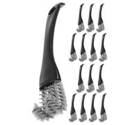 FIXOSHEE 15 Piezas Cepillo para Jaulas de Pájaros con Doble Cabezal Raspador y Cepillo de Mango para Limpieza de Excrementos Perchas y Rejillas Accesorio Seguro para Mantenimiento de Jaulas