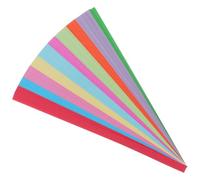FIXOSHEE 1500 Tiras de Papel de Origami Arcoíris Estrellas Papel para Manualidades Coloridas en 10 Colores Mixtos y Accesorios de Estrella Color Aleatorio