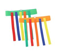 FIXOSHEE 2 Juegos Cinturones para Tirar la Actividad Deportiva al Aire para Juguete de Entrenamiento Sensorial y Coordinación Mano- Correa Infantil para Jardín y Paseo Color Aleatorio