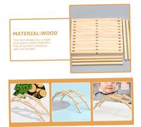 FIXOSHEE 2 Juegos Kit Educativo de Construcción de Puentes de Madera para Juguetes Científicos DIY para Experimentos Interactivos y Aprendizaje Casa