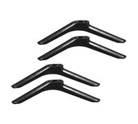 FIXOSHEE 2 Pares Soportes TV Ajustables con Tornillos Base Metálica Resistente para Mesa Patas Compatibles con Múltiples Instalación Rápida y Estabilidad Fiable