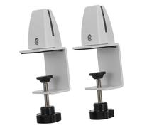 FIXOSHEE 2 Piezas Abrazadera de Aleación de para Partición de Escritorio Montaje sin Taladro Diseño Ajustable con Protector de Pantallas de Oficina y