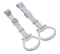 FIXOSHEE 2 Piezas Anillos Ajustables para Colgar Corralito Niña Asistente para Caminar con Agarre Antideslizante Accesorios Resistentes para Seguridad