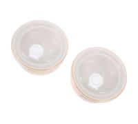 FIXOSHEE 2 piezas Bol de con Tapa Hermética para Microondas Portátil y Multifunción para Ramen y Comidas de Unidades Apto para Hogar y Oficina