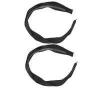 FIXOSHEE 2 piezas Diadema Trenzada Ancha Cruzada para Mujer Estilo Vintage de Accesorio para Pelo Elegante y Versátil