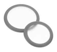 FIXOSHEE 2 piezas Diafragma de Estetoscopio Pediátrico y Adulto Repuesto Flotante con Tecnología Avanzada Accesorios Duraderos de PVC para Auscultación Precisa Kit Médico Profesional