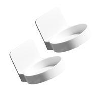 FIXOSHEE 2 Piezas Estante de Pared Pequeño para Baño Soporte Multifunción para Botellas y Vasos Organizador Compacto para Almacenamiento de Artículos