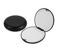 FIXOSHEE 2 Piezas Estuche Negro para Guardar Aparatos Ortopédicos, Contenedor Dental Cierre Magnético, Caja de Mantenimiento para Alineadores Invisibles, 2 Piezas, Portátil y Transparente