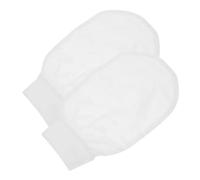 FIXOSHEE 2 piezas Guantes de Baño Exfoliantes de Imitación Seda para Ducha Resistentes y Suaves Guantes Corporales para Masaje y Limpieza Profunda de