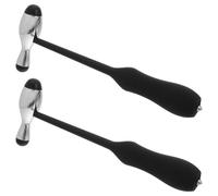 FIXOSHEE 2 Piezas Martillo de Diagnóstico Neurológico 2piezas, Cabeza Redonda, Mango Ergonómico, Herramienta Médica Portátil para Pruebas de Reflejos y Rehabilitación Clínica