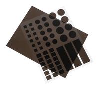 FIXOSHEE 2 Piezas Pegatinas Bloqueadoras de Luz LED Filtros Atenuadores para Routers y Televisores Adhesivos Oscurecedores para Cubrir Luces LED Aplicación Fácil para Mejorar Sueño