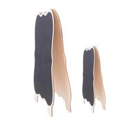 FIXOSHEE 2 piezas Pizarra de Mensajes Doble Cara de Madera Tablero para Tiza Soporte Estable para Hostelería Bodas y Decoración