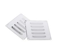 FIXOSHEE 2 Piezas Placas de Ventilación Cuadradas Inoxidable para Parrilla y Estufa Exterior Paneles Resistentes al con Sistema de Flujo de Aire Optimizado para Combustión Barbacoas y