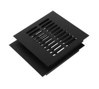 FIXOSHEE 2 Piezas Rejilla de Ventilación Cuadrada de Aluminio para Gabinete para Armarios y Práctica y Instalación