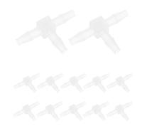 FIXOSHEE 20 Piezas Adaptor Reductor Plástico 39 MM Conexión en T Púas para Mangueras Accesorio Reductor