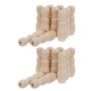 FIXOSHEE 20 Piezas Pomos de Madera para Persianas y Cortinas Colgantes Tiradores de Cuerda con Borlas Pack de Unidades Fáciles de Montar para Decoración de Ventanas y Manualidades Hogar y