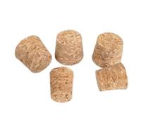 FIXOSHEE 20 piezas Tapones de Corcho Cónicos Naturales Sellado Hermético para Botellas de Vino y Cerveza Repuestos Duraderos para Conservar Sabor Original