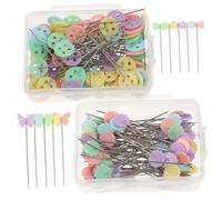 FIXOSHEE 200 Piezas Alfileres Duraderos para Patchwork y Costura Broches de Clip para Manualidades y Fijación de Tejidos para Personalizar Ropa y Proyectos