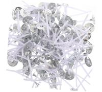 FIXOSHEE 240 Piezas Unidades Mechas para Velas DIY Repuesto de Mechas de Aluminio para Fabricación de Velas y Kit Completo para Manualidades y Decoración Festiva