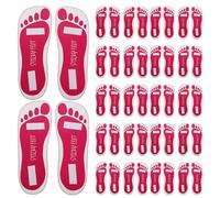 FIXOSHEE 25 Pares Protector para Pies de Spray Tanning Adhesivo Desechable Antideslizante para Salones y Festivales Cuidado Higiénico durante