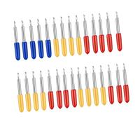 FIXOSHEE 25 Piezas Accesorios para Plotter de Corte Cuchillas de Tungsteno Cuchillas de Compatibles para Máquina de Lettering Color Aleatorio