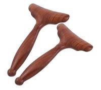 FIXOSHEE 2piezas Espátula Raspadora De Sándalo Tablero Gua Sha Portátil Herramientas Faciales Gua Sha Instrumento De Raspado Facial Masaje Facial Tabla De Madera