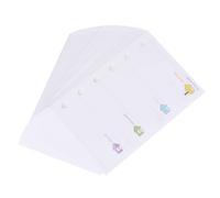 FIXOSHEE 3 Hojas Sueltas de Papel de Repuesto A7 Agujeros para Cuaderno de 6 Anillas Papel Básico para Agenda Escolar Diario y Notas Hojas de Recambio para Planificador Portátil