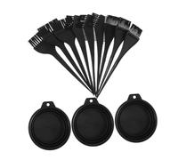 FIXOSHEE 3 Juegos Kit de Herramientas para Teñir Cabello con Peine Portátil Brocha para Aplicar Color y Cuenco Mezclador Plegable Set para Coloración Uniforme y Fácil Uso Casa y Salón
