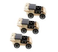 FIXOSHEE 3 Juegos Kit Educativo Unidades Coche Solar para Vehículo Didáctico con Energía Solar para Juguete Interactivo Stem para Aprendizaje Científico y Desarrollo Intelectual
