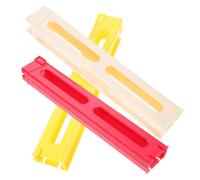 FIXOSHEE 3 Piezas Accesorios para Tren de Dominó Clips de Ranura Automáticos para Soporte para Tarjetas de Dominó Duraderas para Rápido y Seguro Color Aleatorio Color Aleatorio