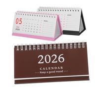 FIXOSHEE 3 Piezas Compact English Flip Planner With Coil Binding For Office Home And School Minimalist Standing Agenda For Management And Workspace Decoration