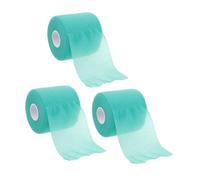 FIXOSHEE 3 Piezas de elástica deportiva cinta atlética cinta de espuma de entrenamiento pre-envoltura atlética deportiva esponja Verde