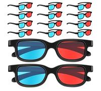 FIXOSHEE 30piezas Gafas Rojo-Azul para Ver Películas Gafas de Visualización Marco de Accesorios de Fiesta para Cumpleaños Infantiles y Bodas