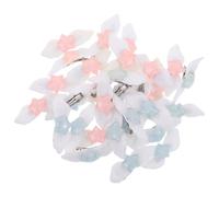 FIXOSHEE 30piezas Pinzas Pelo Forma de Alas Horquillas Decorativas Forma de Estrella de Colores para Mardi Gras Bodas Ballet y Eventos