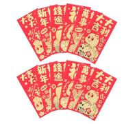 FIXOSHEE 36 Sobres Rojos Tradicionales Para El Festival De Primavera Sobres Rojos Con Forma De Serpiente Chinos Para Dinero Bolsas De Dinero De La Suerte Para El Festival