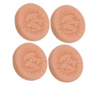 FIXOSHEE 4 Piezas Clay Humidification Sheets For Cigars And Tobacco Compact Round Disc Natural Moisture Control For Cigarette Humidors Enhances Freshness And Preserves Flavor