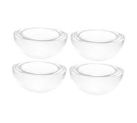 FIXOSHEE 4 Piezas Pesas de Cristal Transparente Pesos de Vidrio para Costura Quilting Caligrafía y Corte de Tela Diseño Multifuncional y Estético para Proyectos