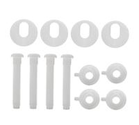 FIXOSHEE 4 piezas Tornillos Plásticos para Asiento de Inodoro Accesorios de Fijación para Tapa Wc Resistente y Práctico